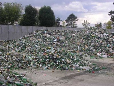 Aire de stockage du verre Aire de stockage du verre